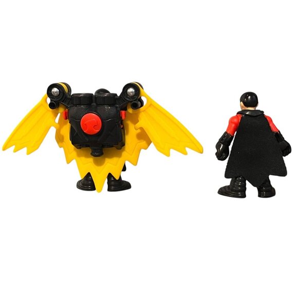 Fisher-Price Imaginext DC Super Friends Robin Battle Wings Lot Of 2 - Picture 8 of 10